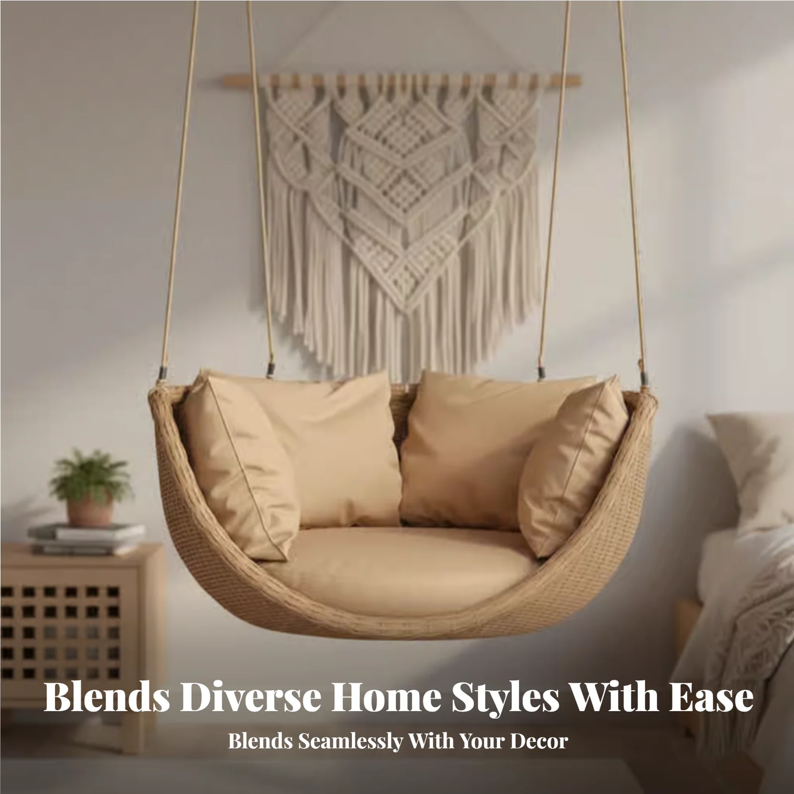 Rocking hanging chair for outdoors
Rocking hanging chair for outdoors