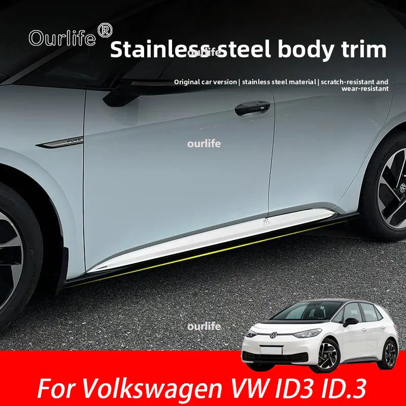 For Volkswagen VW ID3 ID.3 2025 2026 2027 Car Side Door Body Trim Stainless steel Chrome Bright Trim Modification Accessories
For Volkswagen VW ID3 ID.3 2025 2026 2027 Car Side Door Body Trim Stainless steel Chrome Bright Trim Modification Accessories