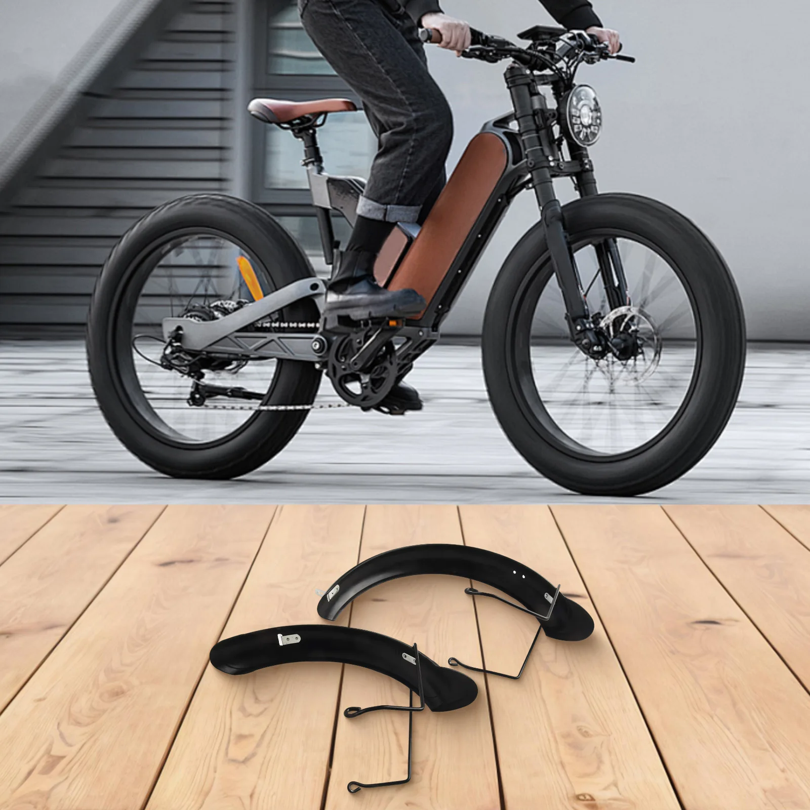 Bike Mudguard Set Full Package Mudguard ABS PP Material Easy To Install Enhanced Protection Thickened Plastic Material
Bike Mudguard Set Full Package Mudguard ABS PP Material Easy To Install Enhanced Protection Thickened Plastic Material