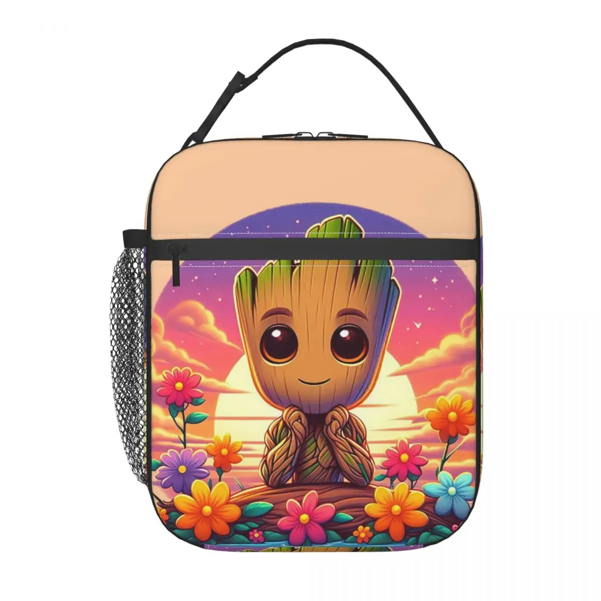 Custom Groot Cartoon Cute Lunch Bag for Women Thermal Cooler Insulated Bento Box Office Picnic Travel Portable Tote Bags
Custom Groot Cartoon Cute Lunch Bag for Women Thermal Cooler Insulated Bento Box Office Picnic Travel Portable Tote Bags