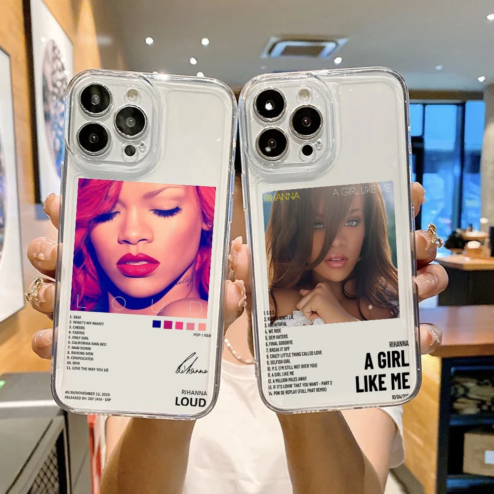 Barbadian singer R-RIHANNA phone case FUNDA For iPhone 12 11 13 14 15 16 17MINI Max Pro Plus Clear Back Cover Shockproof Soft
Barbadian singer R-RIHANNA phone case FUNDA For iPhone 12 11 13 14 15 16 17MINI Max Pro Plus Clear Back Cover Shockproof Soft