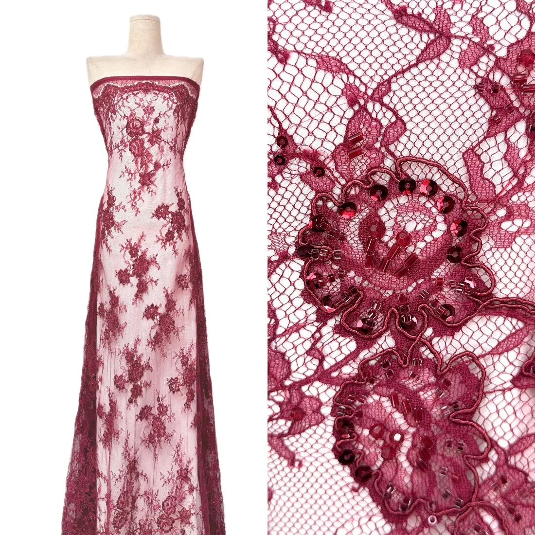 Luxury African Sequence Lace Fabric 2026 High Quality Sequins Lace Embroidery Beaded Mesh Fabric for Women Wedding Party Dress
Luxury African Sequence Lace Fabric 2026 High Quality Sequins Lace Embroidery Beaded Mesh Fabric for Women Wedding Party Dress