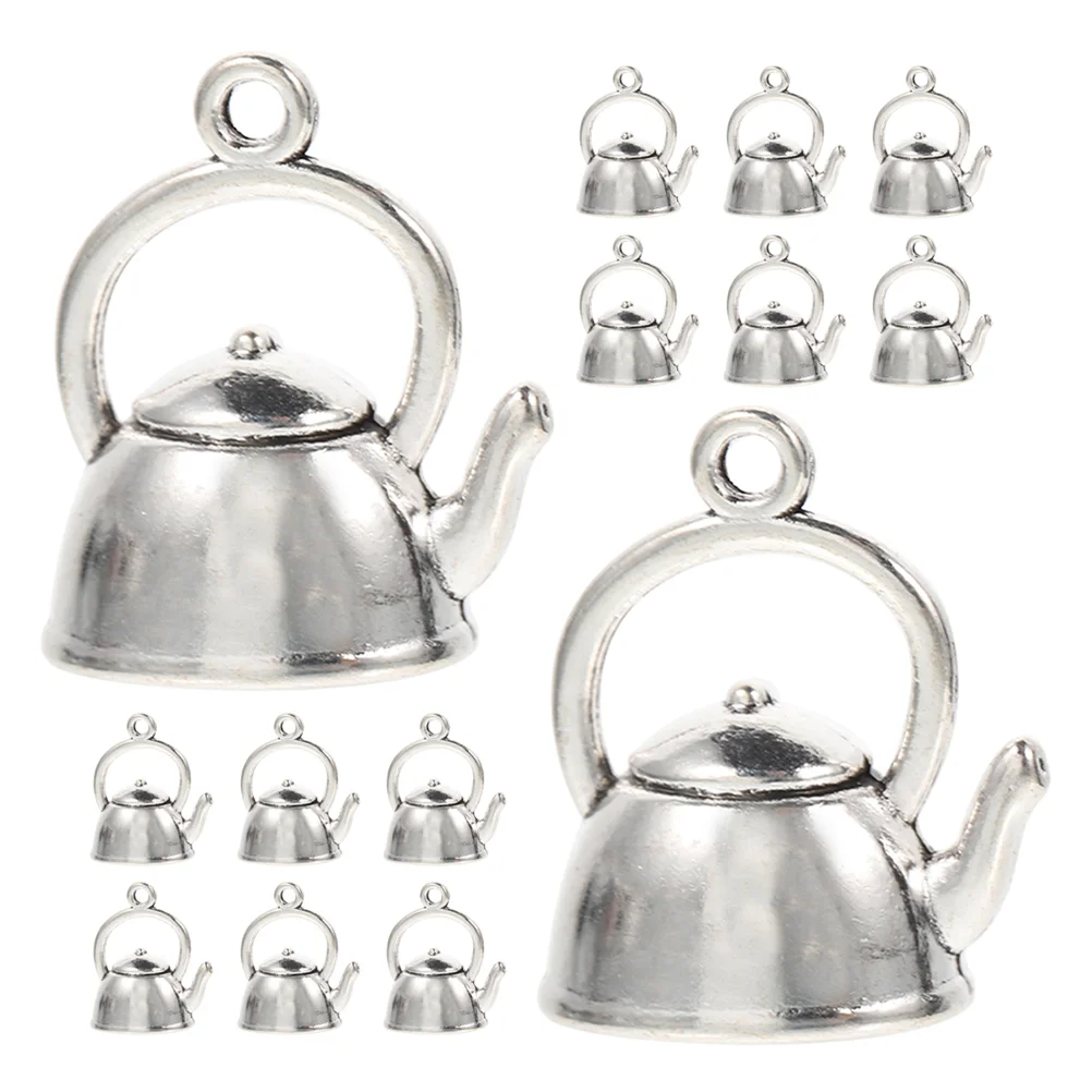 30 Pcs Jewelry Accessories Teapot Pendants Bracelet Earring Charms Alloy for Making Necklace
30 Pcs Jewelry Accessories Teapot Pendants Bracelet Earring Charms Alloy for Making Necklace