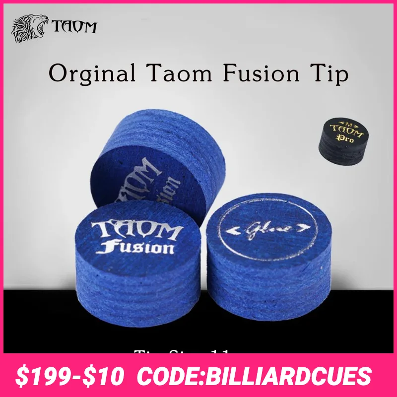 Taom Fusion Tip with 11mm Finland Pro Tips Medium / Hard Professional for Snooker Cue Stick Snooker & Billiard Accessories
Taom Fusion Tip with 11mm Finland Pro Tips Medium / Hard Professional for Snooker Cue Stick Snooker & Billiard Accessories