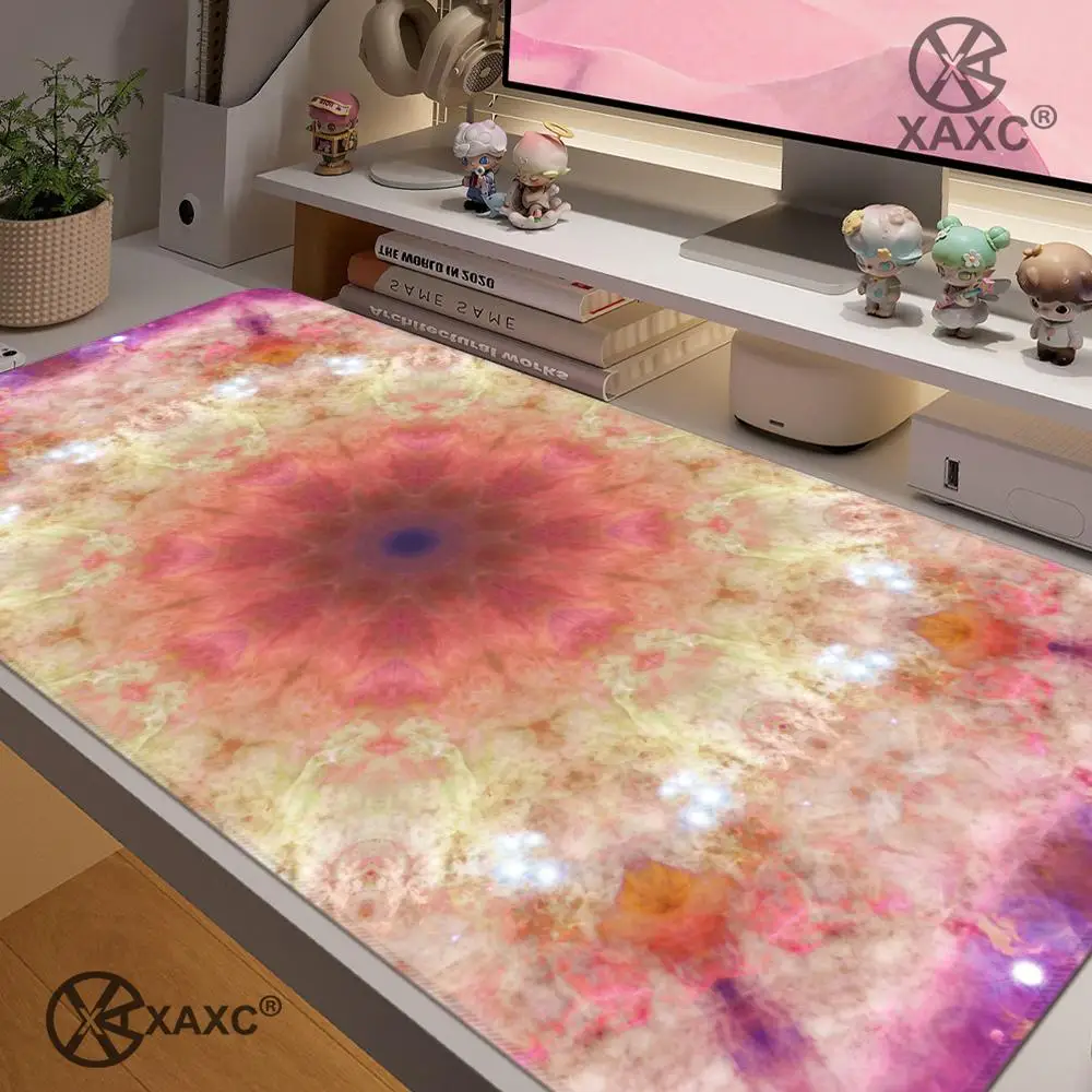 Art mandala pattern Mouse Pad Internet cafe e-sports game CS mat extra large computer keyboard mat Ersimov rubber mouse mat
Art mandala pattern Mouse Pad Internet cafe e-sports game CS mat extra large computer keyboard mat Ersimov rubber mouse mat