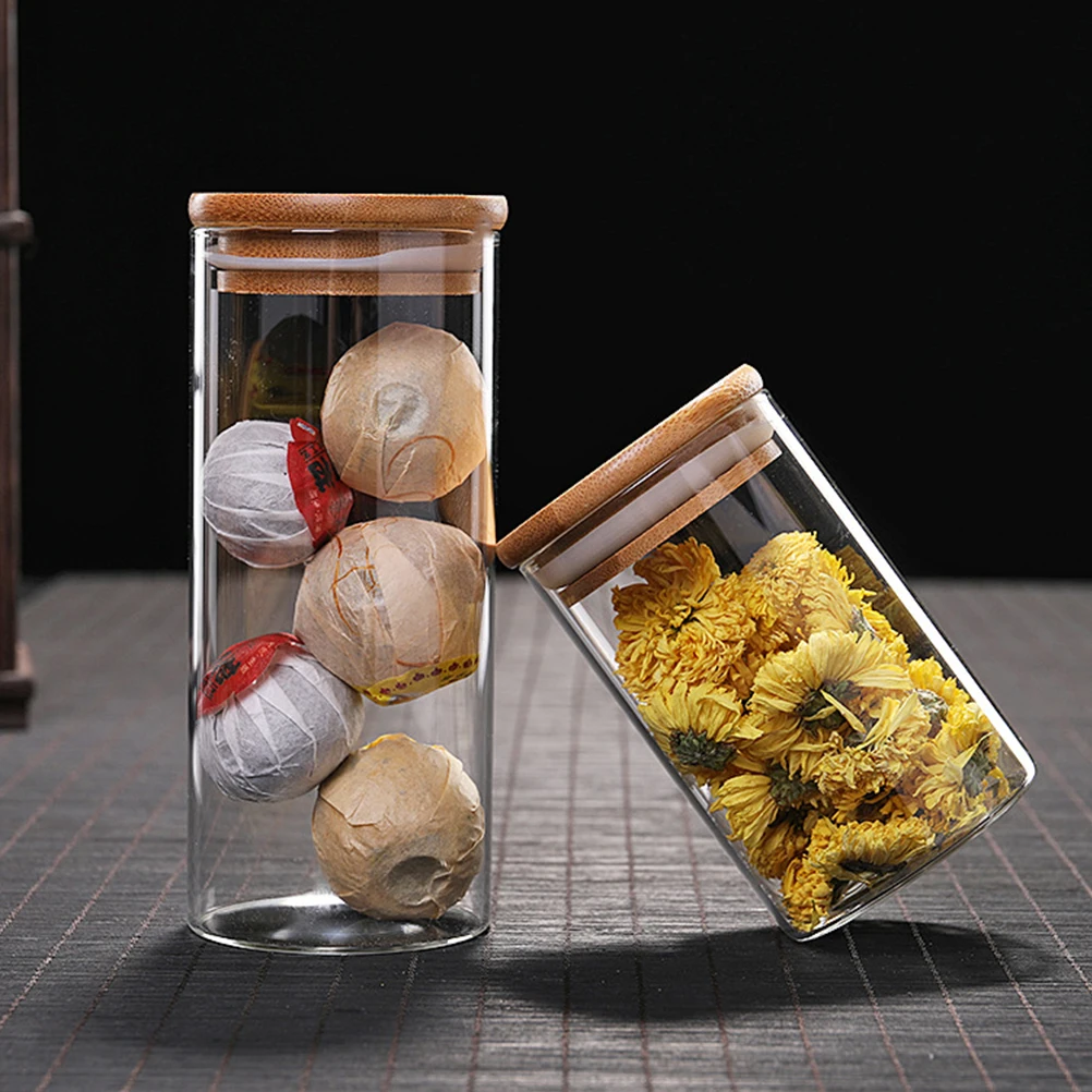 2Pcs Storage Glass Sealing Containers Cereal Food Boxes Empty Tableware Moisture Proof Coarse Cereal Containers Reusable
2Pcs Storage Glass Sealing Containers Cereal Food Boxes Empty Tableware Moisture Proof Coarse Cereal Containers Reusable
