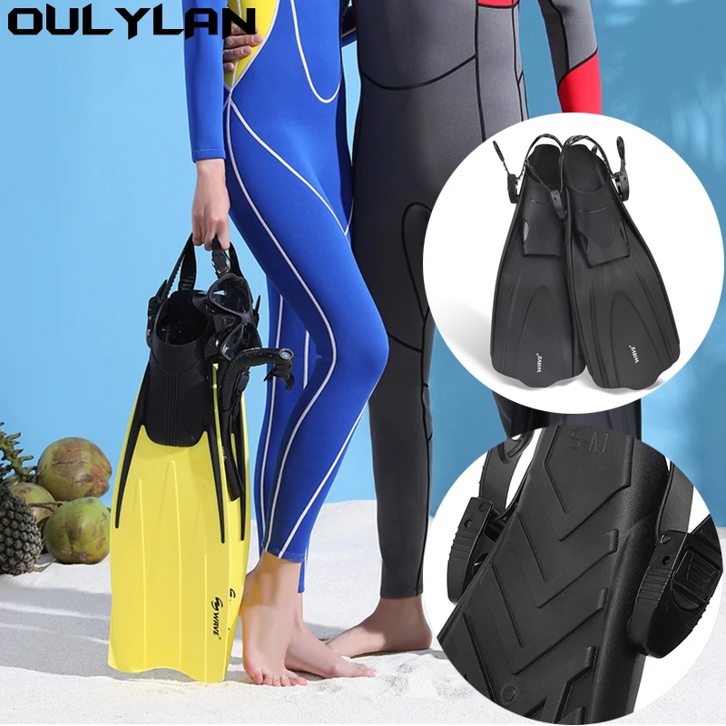 Oulylan Scuba Diving Fins Adult Adjustable Swimming Shoes Silicone Long Submersible Snorkeling Foot Monofin Diving Flippers
Oulylan Scuba Diving Fins Adult Adjustable Swimming Shoes Silicone Long Submersible Snorkeling Foot Monofin Diving Flippers