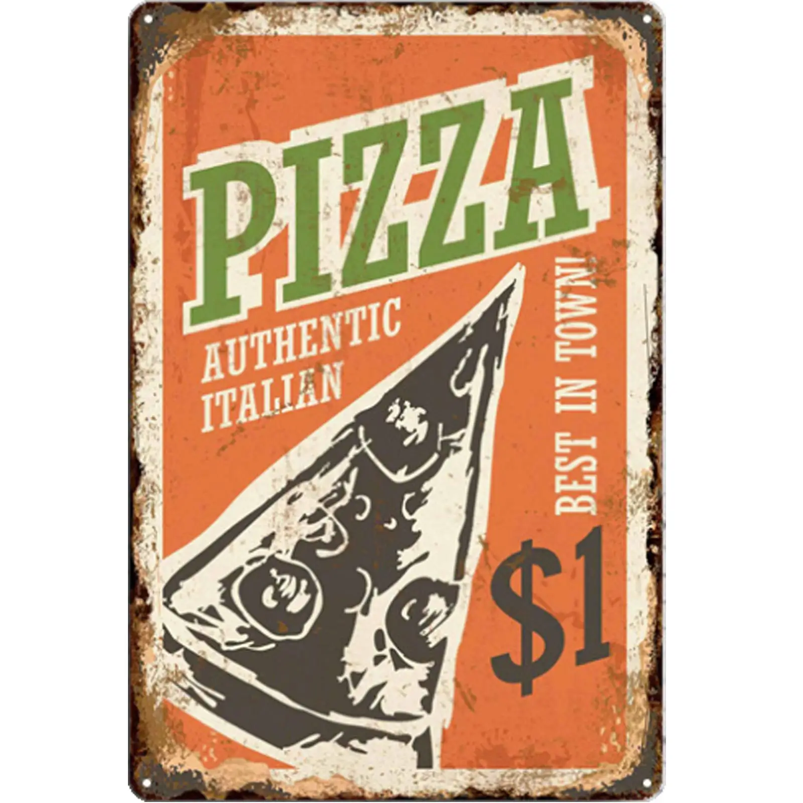 Retro Design Delicious Pizza Tin Metal Signs Wall Art | Thick Tinplate Print Poster Wall Decoration for Kitchen
Retro Design Delicious Pizza Tin Metal Signs Wall Art | Thick Tinplate Print Poster Wall Decoration for Kitchen
