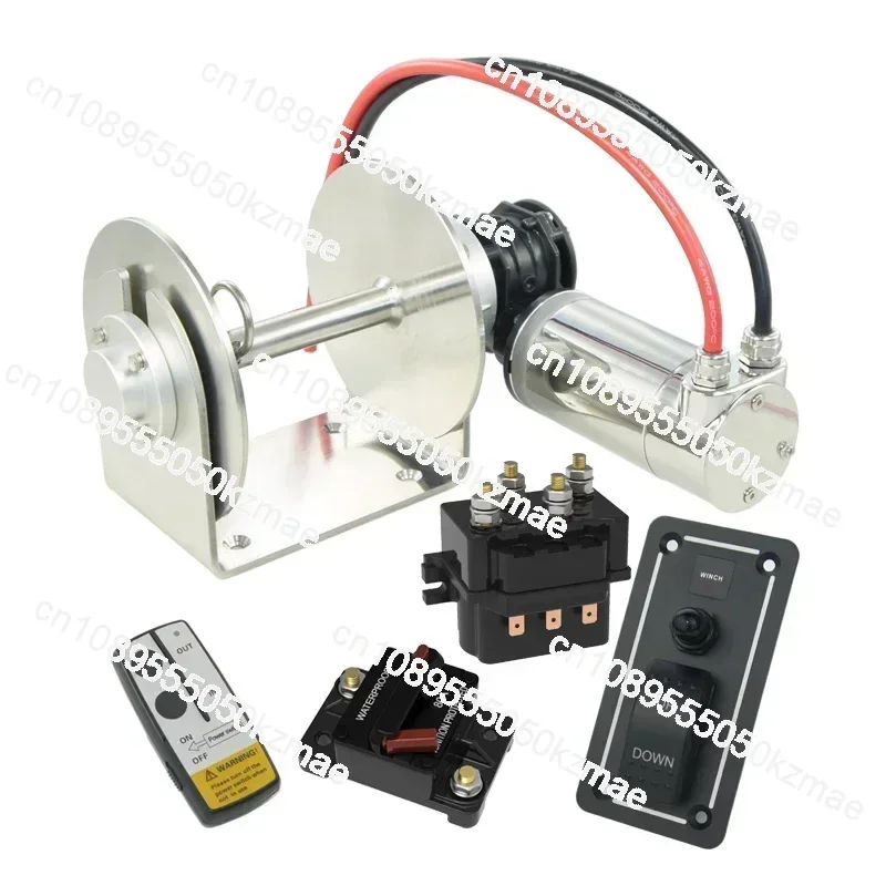MX1-HD912 IP68 Fully Waterproof 900W/12V Boat Drum Anchor Winch for Boats Up To 6m/20ft
MX1-HD912 IP68 Fully Waterproof 900W/12V Boat Drum Anchor Winch for Boats Up To 6m/20ft