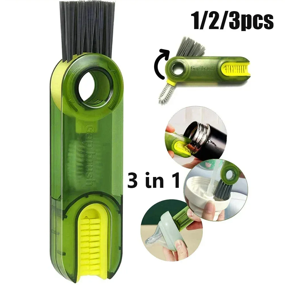1/2/3pcs Multifunction 3 in 1 Bottle Gap Cleaner Brush Mini Silicone Cup Cleaning Brushes Water Bottle U-shaped Brush Clean Tool
1/2/3pcs Multifunction 3 in 1 Bottle Gap Cleaner Brush Mini Silicone Cup Cleaning Brushes Water Bottle U-shaped Brush Clean Tool