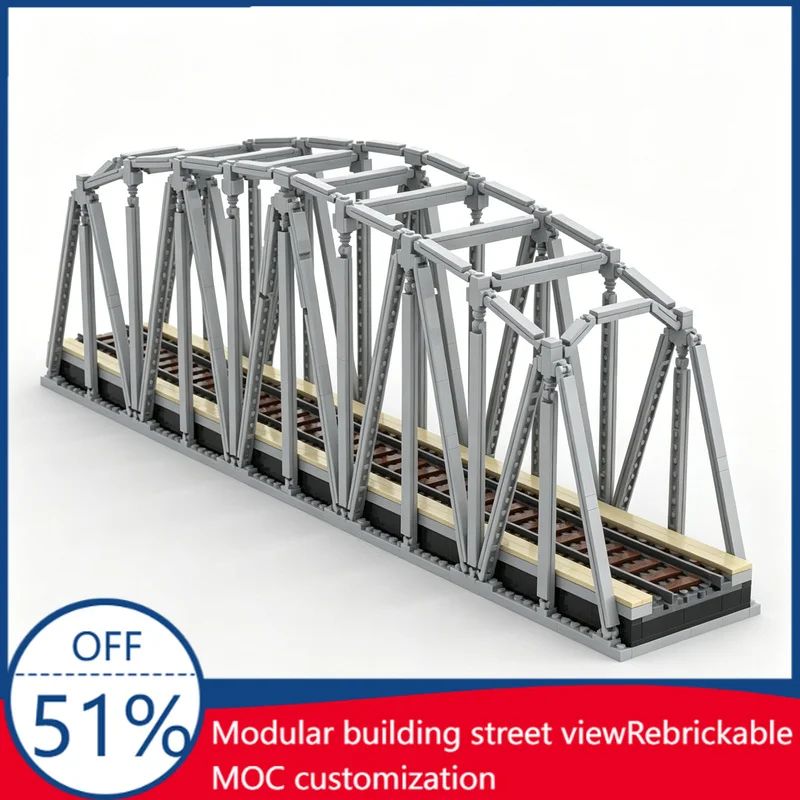 1483Pcs Railway Truss Bridge Custom Building Blocks Train Layout Scene Model Educational Assembly Toy Collectors Festival Gifts
1483Pcs Railway Truss Bridge Custom Building Blocks Train Layout Scene Model Educational Assembly Toy Collectors Festival Gifts