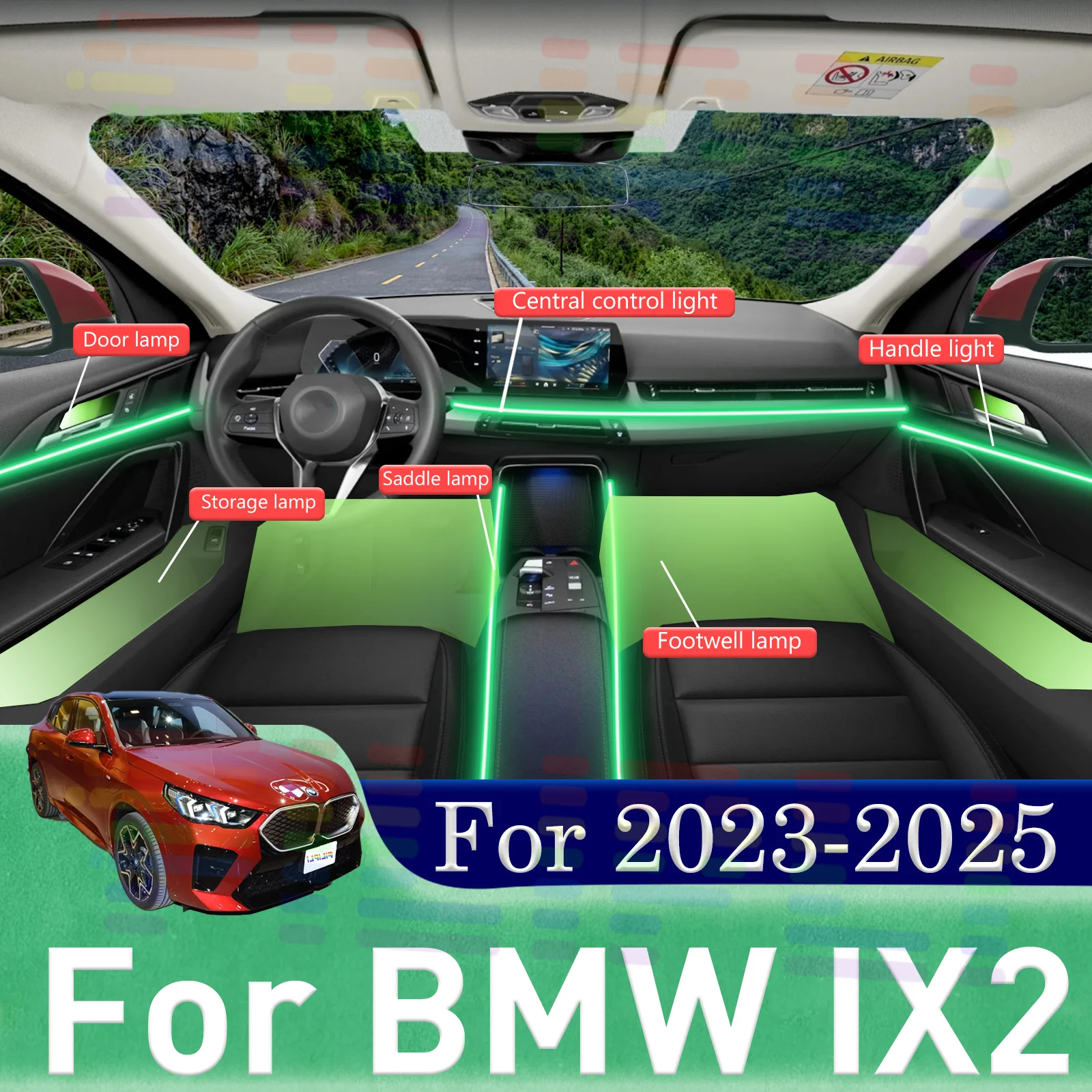Для BMW iX2 RGB 64-цветный светодиодный умный пульт дистанционного управления для салона автомобиля, набор для установки с безопасной защелкой для 2023-2025 гг.
Для BMW iX2 RGB 64-цветный светодиодный умный пульт дистанционного управления для салона автомобиля, набор для установки с безопасной защелкой для 2023-2025 гг.
