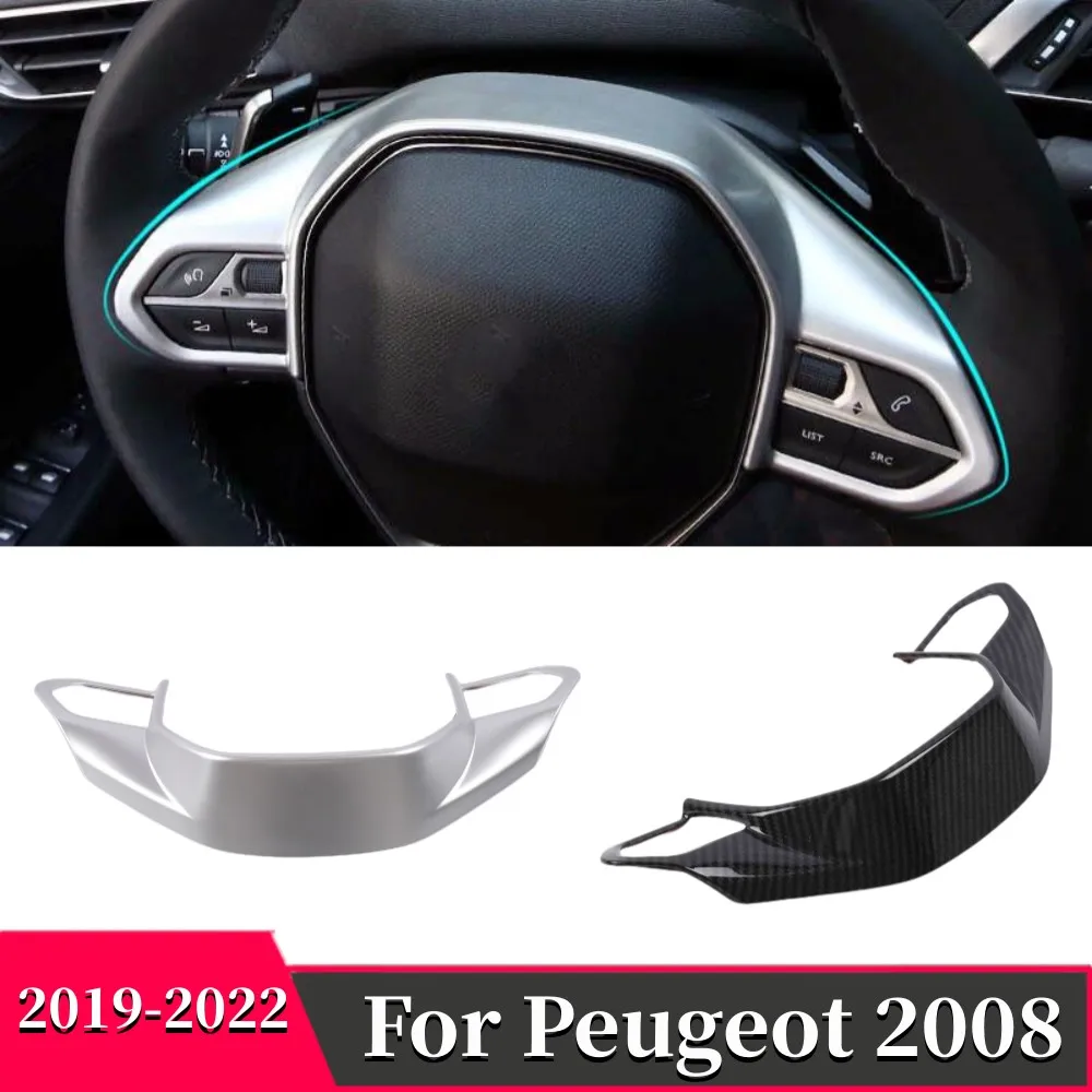 Аксессуары для украшения автомобильного стайлинга Peugeot 2008, 2019, 2020, 2021, оплетка рулевого колеса из ABS серебристого и углеродного волокна, отделка рамы
Аксессуары для украшения автомобильного стайлинга Peugeot 2008, 2019, 2020, 2021, оплетка рулевого колеса из ABS серебристого и углеродного волокна, отделка рамы