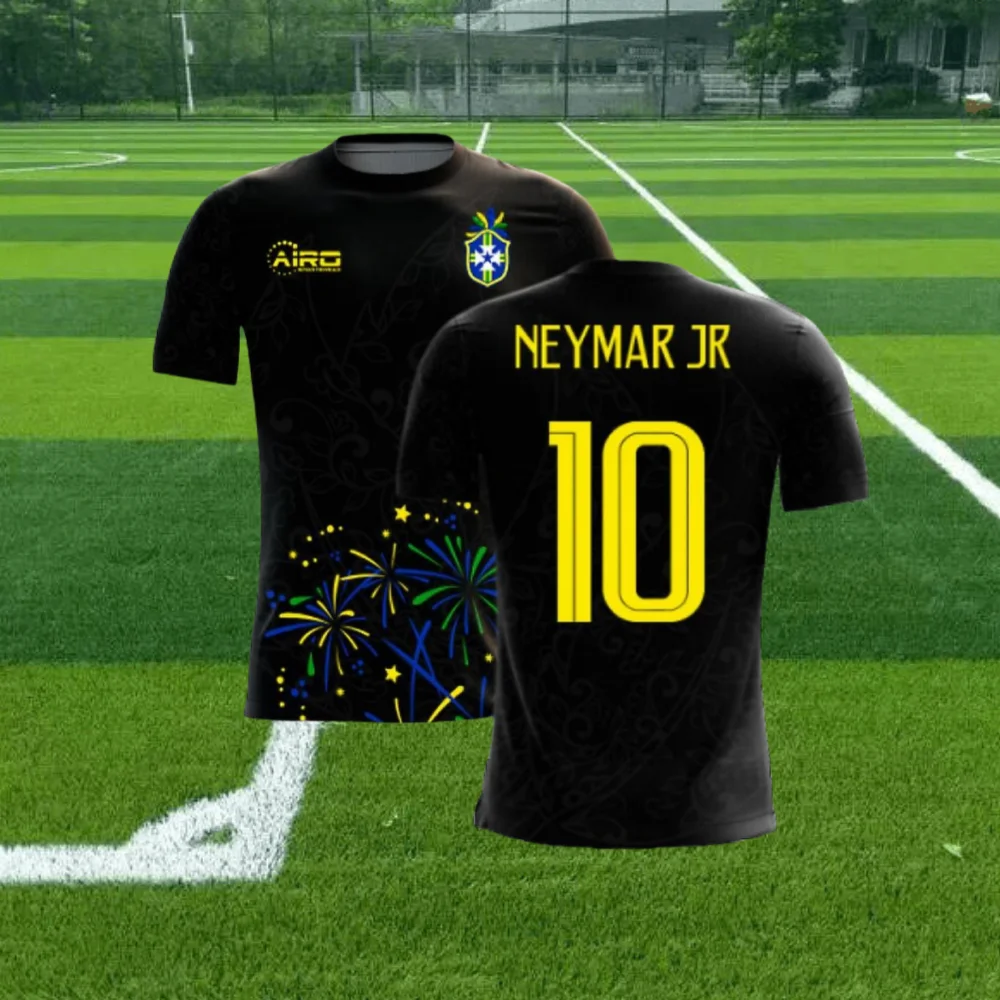 2025-26 Brazil Third Concept Football Jersey 3D Printing Breathable and Comfortable Outdoor Sports Men's Short-sleeved T-shirt
2025-26 Brazil Third Concept Football Jersey 3D Printing Breathable and Comfortable Outdoor Sports Men's Short-sleeved T-shirt