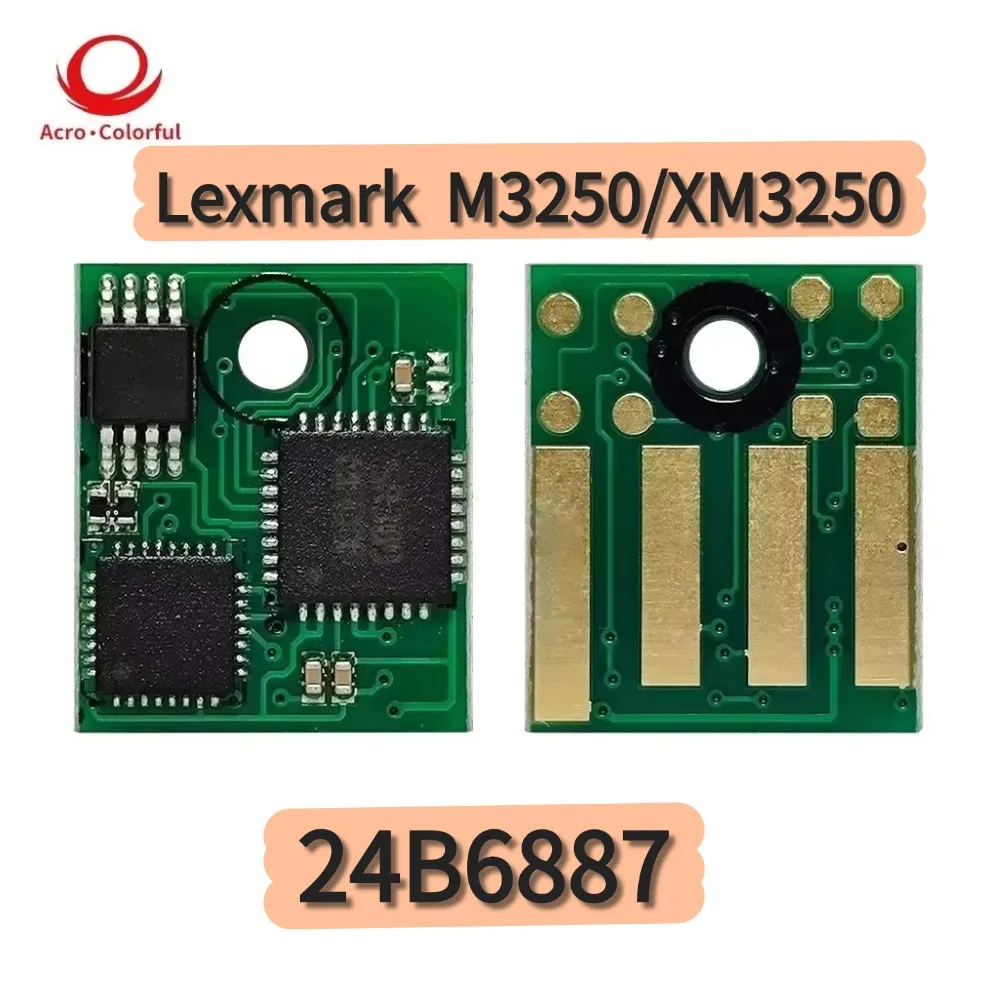NA Version 24B6887 Chip Compatible Toner Chip for Lexmark M3250 XM3250 Laser Printer Cartridge Reset Chip 21K Yiled
NA Version 24B6887 Chip Compatible Toner Chip for Lexmark M3250 XM3250 Laser Printer Cartridge Reset Chip 21K Yiled
