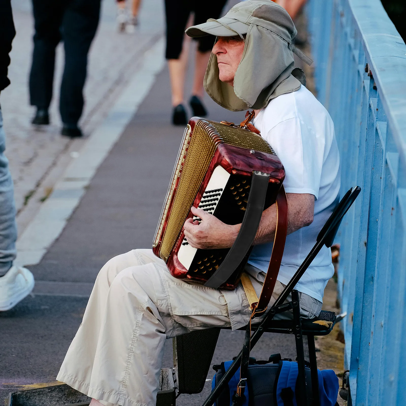 Ремень для бас-аккордеона (для левшей), из полиуретана, для 80-96 клавиш, надежная фиксация, сменная деталь для использования с ремнем на руку при выступлениях
Ремень для бас-аккордеона (для левшей), из полиуретана, для 80-96 клавиш, надежная фиксация, сменная деталь для использования с ремнем на руку при выступлениях