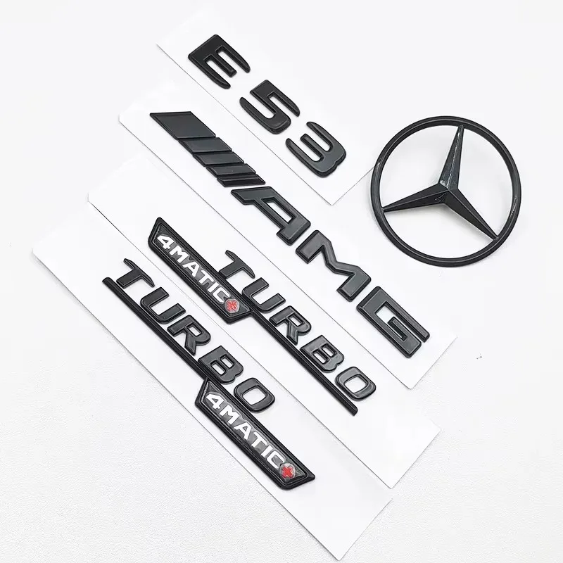 3D ABS Black E53 Logo Letters TURBO 4MATIC Badge Car Rear Star Sticker Trunk AMG Emblem For Mercedes Benz AMG W212 W213 E Class
3D ABS Black E53 Logo Letters TURBO 4MATIC Badge Car Rear Star Sticker Trunk AMG Emblem For Mercedes Benz AMG W212 W213 E Class