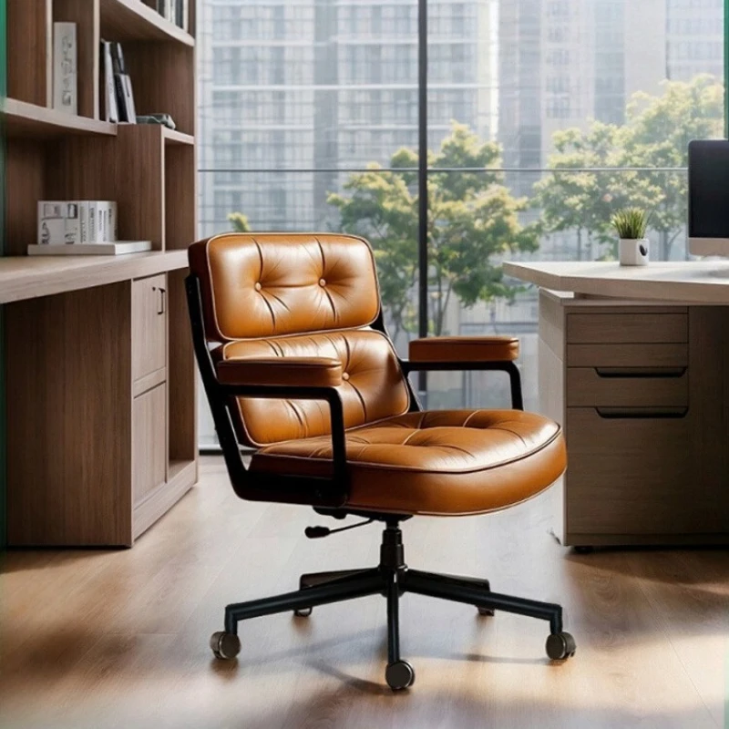 Luxury Modern Office Chair Brown Adjustable Ergonomic Gaming Desk Chair Relaxing Designer Silla Escritorio Office Furniture
Luxury Modern Office Chair Brown Adjustable Ergonomic Gaming Desk Chair Relaxing Designer Silla Escritorio Office Furniture