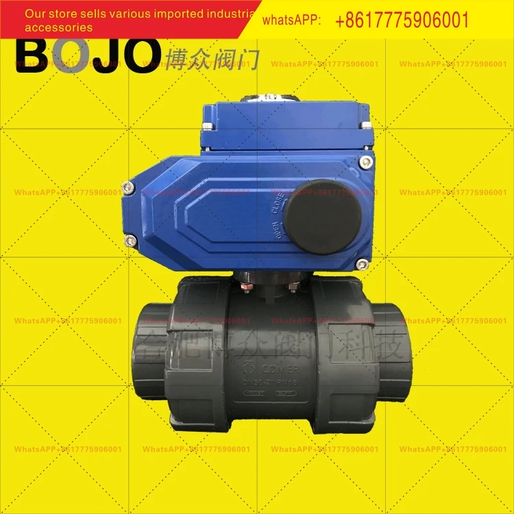 UPVC Electric Ball Valve Q961F-16U Socket Double By Order Live Connection PVC Plastic Ball Valve Threaded BOJO
UPVC Electric Ball Valve Q961F-16U Socket Double By Order Live Connection PVC Plastic Ball Valve Threaded BOJO