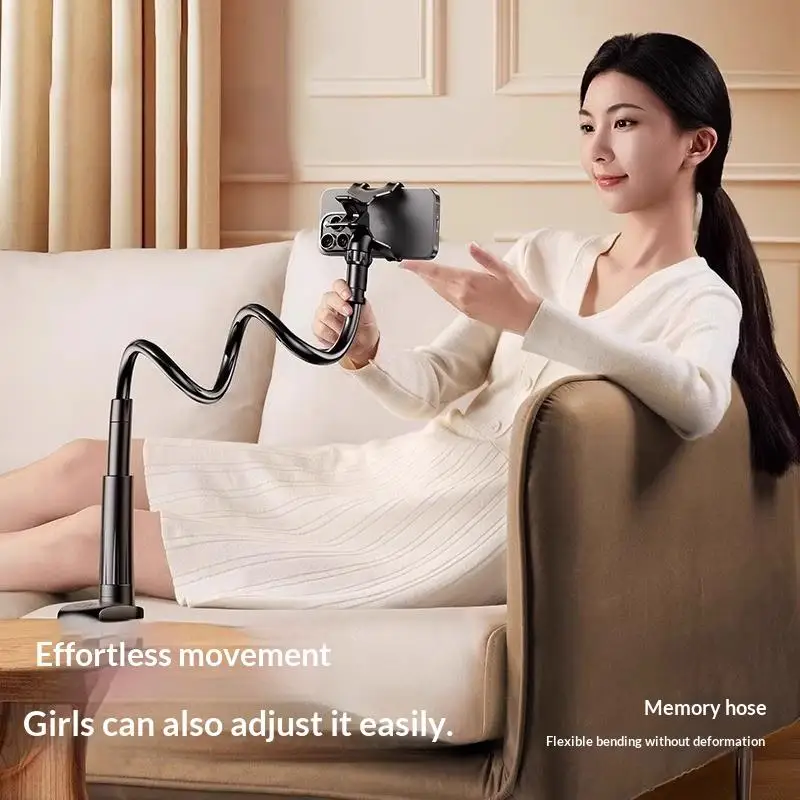 Lazy Bedside Desktop Phone Clamp Bracket Flexible Long Arm Gooseneck Lazy Person Bracket With Handle Overhead Live Bracket
Lazy Bedside Desktop Phone Clamp Bracket Flexible Long Arm Gooseneck Lazy Person Bracket With Handle Overhead Live Bracket