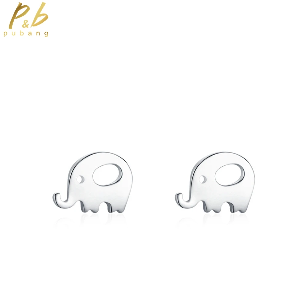 PuBang Fine Jewelry 925 Sterling Silver High Carbon Diamond Simple Elephant Stud Earrings for Women Engagement Gift DropShipping
PuBang Fine Jewelry 925 Sterling Silver High Carbon Diamond Simple Elephant Stud Earrings for Women Engagement Gift DropShipping