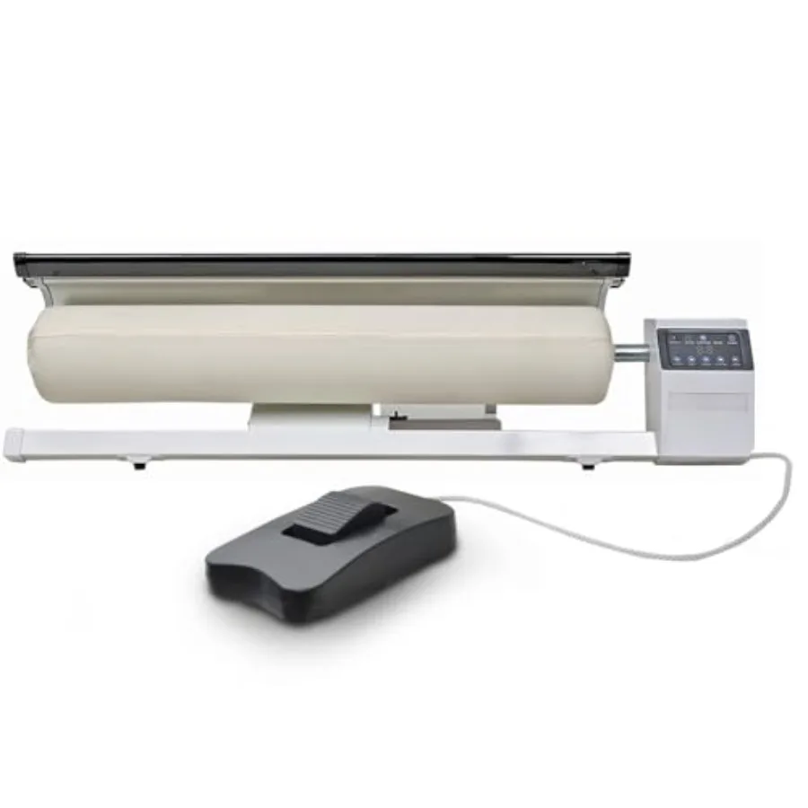Rotary Steam Roller Ironer for home and commercial use, stainless steel plate, silver, continuous steam output with foot pedal
Rotary Steam Roller Ironer for home and commercial use, stainless steel plate, silver, continuous steam output with foot pedal