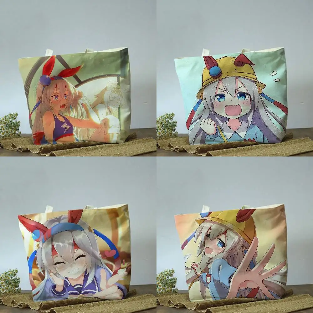 Tamamo Cross Umamusume UMA Plain Beige Cotton Polyester Canvas Shoulder Bag for Grocery & Travel
Tamamo Cross Umamusume UMA Plain Beige Cotton Polyester Canvas Shoulder Bag for Grocery & Travel