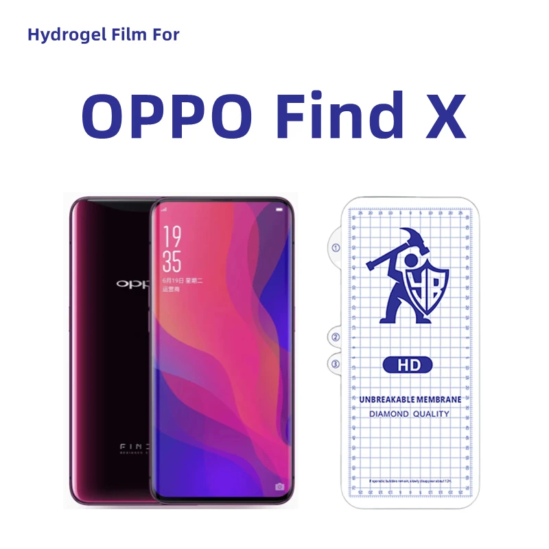 Прозрачная Гидрогелевая пленка для OPPO Find X, защитная пленка для экрана OPPO Find X HD, не закаленное стекло, 3 шт.
Прозрачная Гидрогелевая пленка для OPPO Find X, защитная пленка для экрана OPPO Find X HD, не закаленное стекло, 3 шт.