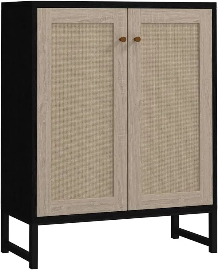 NEW Rattan Decorated 2 Doors Storage Cabinet Accent Cabinet Living Room Cupboard Kitchen Sideboard Buffet Table
NEW Rattan Decorated 2 Doors Storage Cabinet Accent Cabinet Living Room Cupboard Kitchen Sideboard Buffet Table