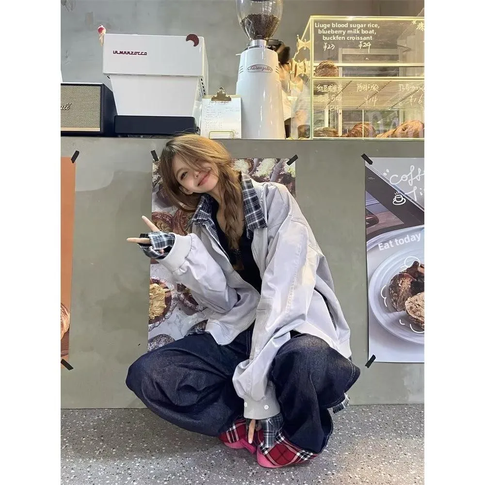 Повседневная мужская куртка на весну и осень, свободная посадка в стиле Харадзюку, модная верхняя одежда из полиэстера, длинная све, длина-стойка, молодежная
Повседневная мужская куртка на весну и осень, свободная посадка в стиле Харадзюку, модная верхняя одежда из полиэстера, длинная све, длина-стойка, молодежная