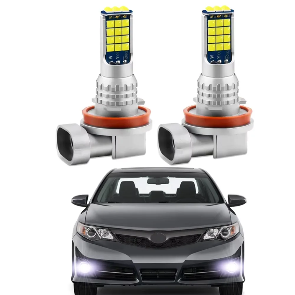 2Pcs LED Fog Lamp Bulbs For Toyota Camry 2007-2014 White Fog Lamp 
2Pcs LED Fog Lamp Bulbs For Toyota Camry 2007-2014 White Fog Lamp