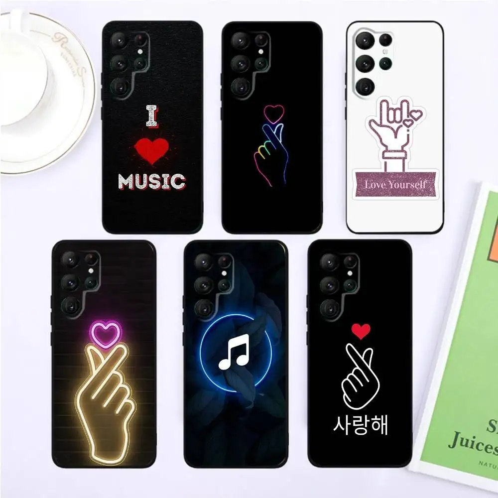 Love On The Finger Kpop Phone Case For Samsung S25,S24,S23,22,21,Ultra,Pro,S10,S30Plus,20lite Black Cover
Love On The Finger Kpop Phone Case For Samsung S25,S24,S23,22,21,Ultra,Pro,S10,S30Plus,20lite Black Cover