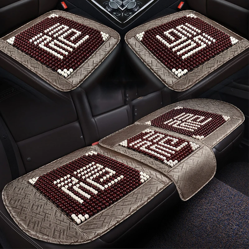 Summer Wood Beaded Universal Car Auto Front Rear Seat Cushion Cover Cool Massage Automobile Chair Soft Breathable Durable 3PCS
Summer Wood Beaded Universal Car Auto Front Rear Seat Cushion Cover Cool Massage Automobile Chair Soft Breathable Durable 3PCS