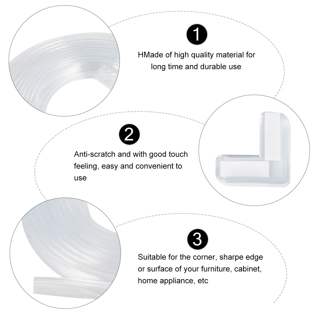 1Set Baby Corner Protector Table Corner Guard Durable Cushion Cover Anti-Scratch for Furniture Cabinet Home Safety
1Set Baby Corner Protector Table Corner Guard Durable Cushion Cover Anti-Scratch for Furniture Cabinet Home Safety