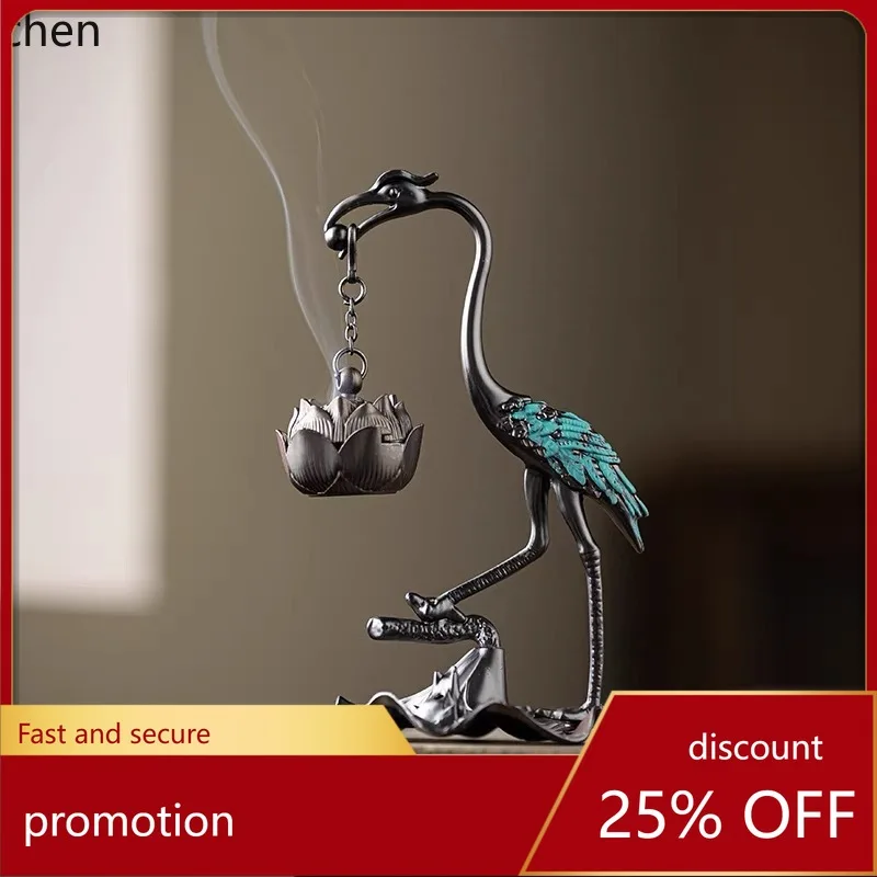 CZ Little Crane Incense Burner Lotus Hanging Incense Burner Creative Home Decoration Indoor Aromatherapy Burner
CZ Little Crane Incense Burner Lotus Hanging Incense Burner Creative Home Decoration Indoor Aromatherapy Burner
