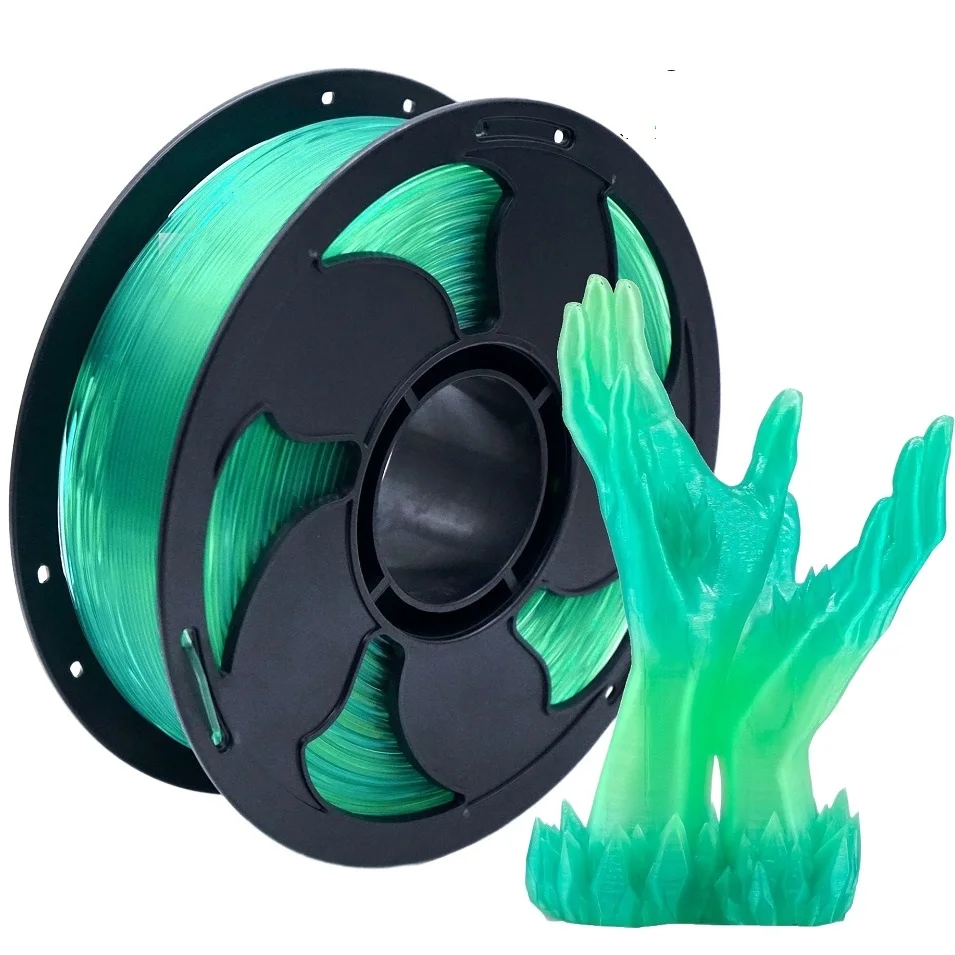 Филамент для изменения цвета, прозрачная PLA 1,75 мм, 1 кг, 500 г, 250 г, полупрозрачная нить PLA, кристалл, 3D пластиковые материалы, PLA FDM, 3D-принтер
Филамент для изменения цвета, прозрачная PLA 1,75 мм, 1 кг, 500 г, 250 г, полупрозрачная нить PLA, кристалл, 3D пластиковые материалы, PLA FDM, 3D-принтер