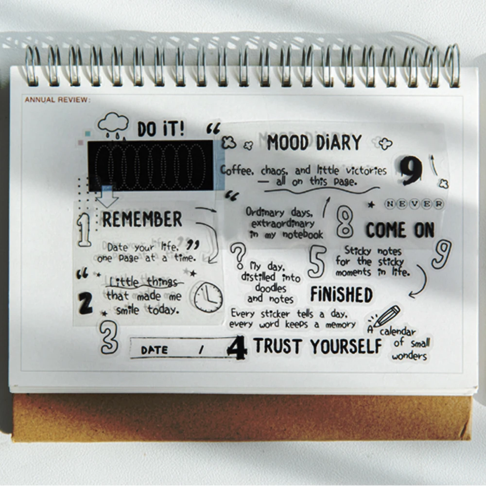 Mr. Paper Retro Line Text Sticker Tape 1 roll 2 meters in length 5cm width motivational text tape, home ledger decoration gift
Mr. Paper Retro Line Text Sticker Tape 1 roll 2 meters in length 5cm width motivational text tape, home ledger decoration gift