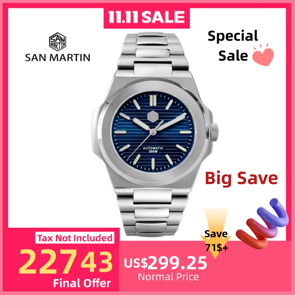 San Martin 42 мм PT5000 SW200 Дайверские часы с циферблатом Sunray для мужчин Ретро Роскошные сапфировые 20 бар Водонепроницаемые BGW-9 Светящиеся SN0076
San Martin 42 мм PT5000 SW200 Дайверские часы с циферблатом Sunray для мужчин Ретро Роскошные сапфировые 20 бар Водонепроницаемые BGW-9 Светящиеся SN0076