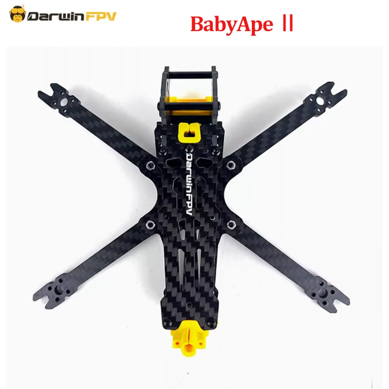 DarwinFPV BabyApeⅡBabyApe 2 Freestyle FPV Drone Frame Kit 3.5 Inch 156MM Wheelbase for Super Long Range FPV RC Freestyle Drone
DarwinFPV BabyApeⅡBabyApe 2 Freestyle FPV Drone Frame Kit 3.5 Inch 156MM Wheelbase for Super Long Range FPV RC Freestyle Drone