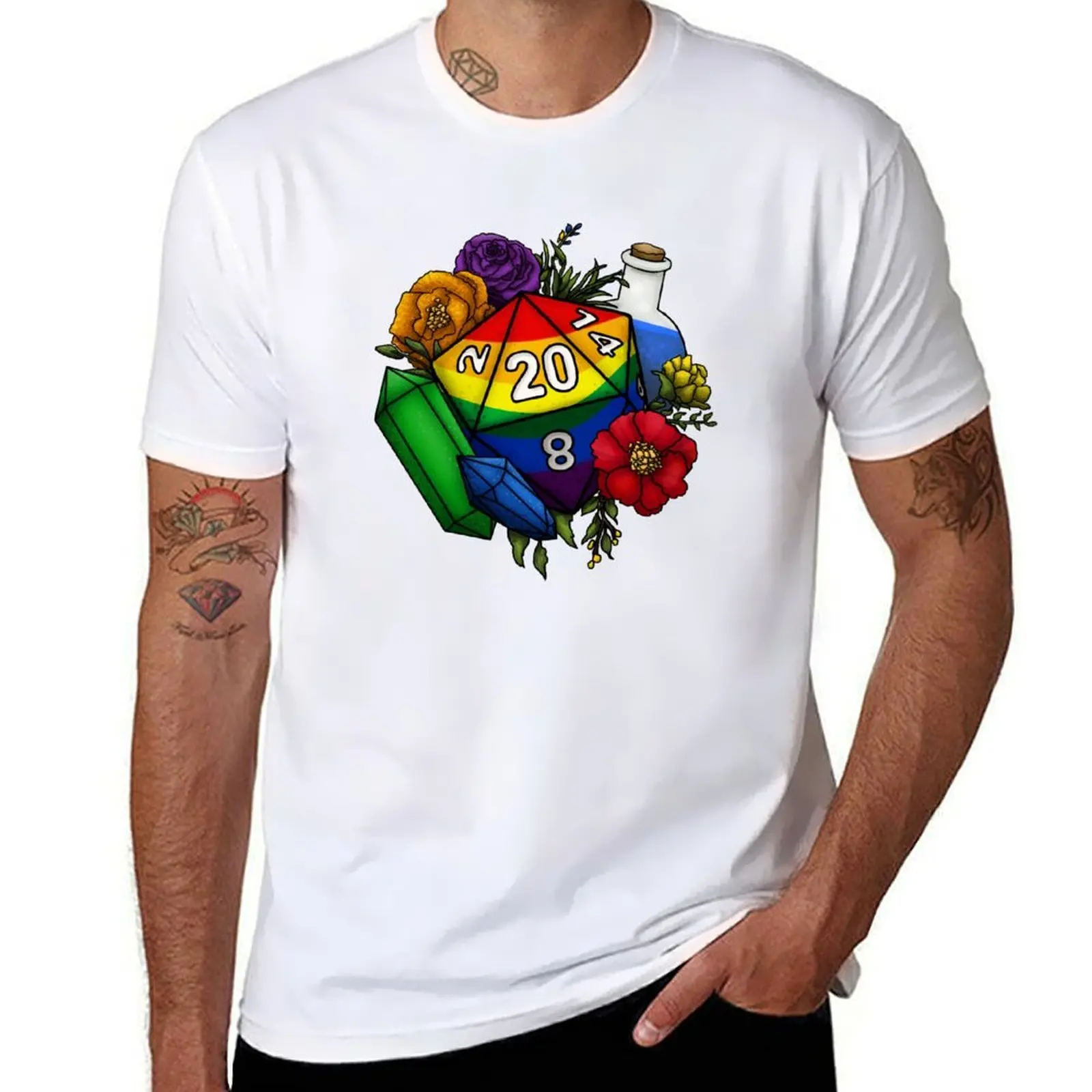 Pride Rainbow D20 Tabletop RPG Gaming Dice T-Shirt t shirts for man slim fit man tshirt T-Shirt
Pride Rainbow D20 Tabletop RPG Gaming Dice T-Shirt t shirts for man slim fit man tshirt T-Shirt