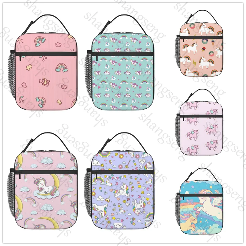 Lunch Bag insulated bag,student thickened waterproof Bento Bag Outdoor Travel Ice Pack, Picnic Bag, Cartoon unicorn
Lunch Bag insulated bag,student thickened waterproof Bento Bag Outdoor Travel Ice Pack, Picnic Bag, Cartoon unicorn