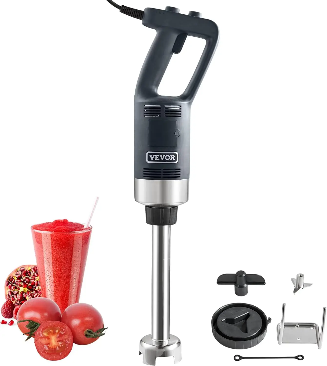 Commercial Immersion Blender, 750W 12" Heavy Duty Hand Mixer, Variable Speed Kitchen Stick Mixer with 304 Stainless Steel Blade,
Commercial Immersion Blender, 750W 12" Heavy Duty Hand Mixer, Variable Speed Kitchen Stick Mixer with 304 Stainless Steel Blade,