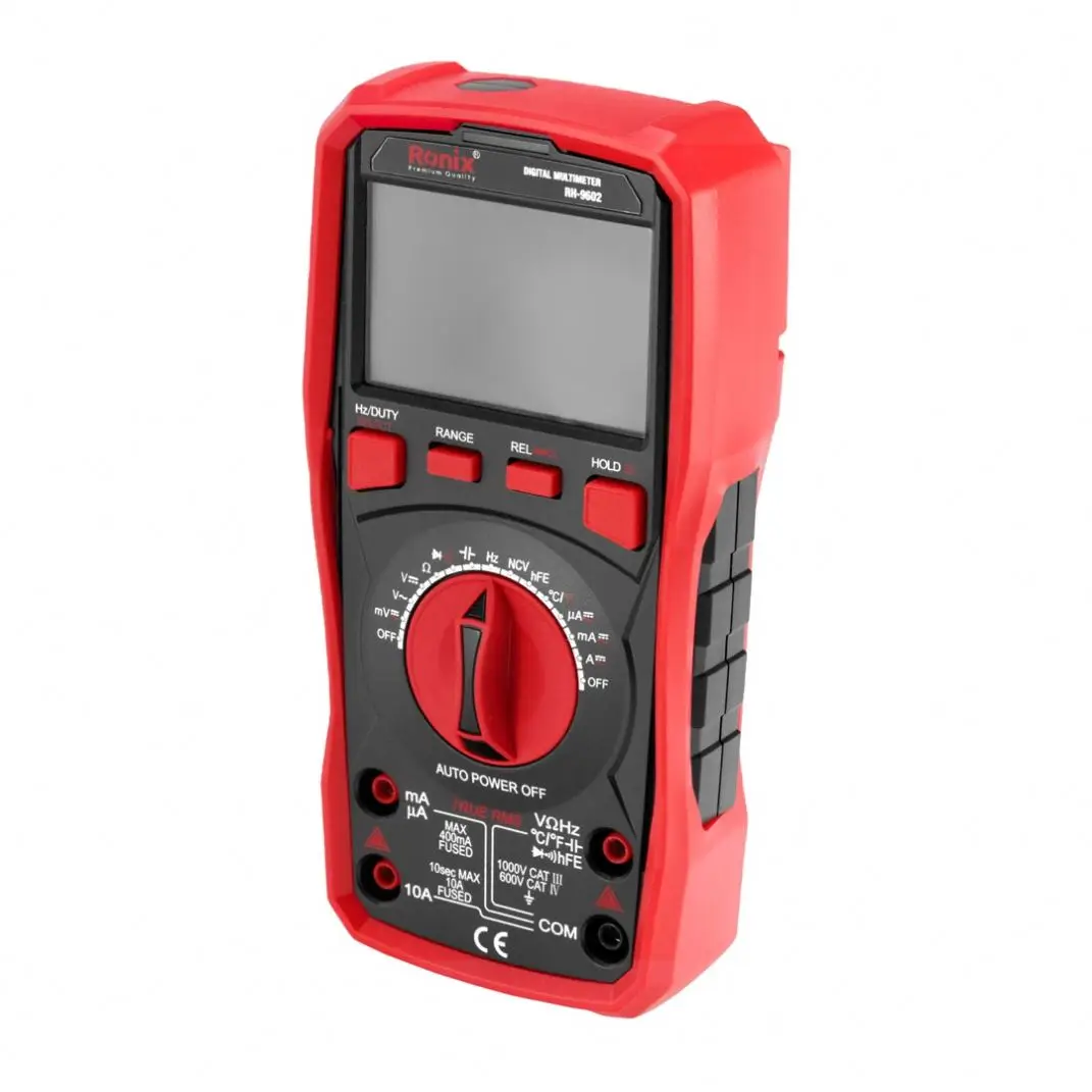 Ronix RH-9602 Model Habotest Most Competitive DMM Digital Multimeter Tester Multimetro 600V Voltage 10A Currenct 20M
Ronix RH-9602 Model Habotest Most Competitive DMM Digital Multimeter Tester Multimetro 600V Voltage 10A Currenct 20M