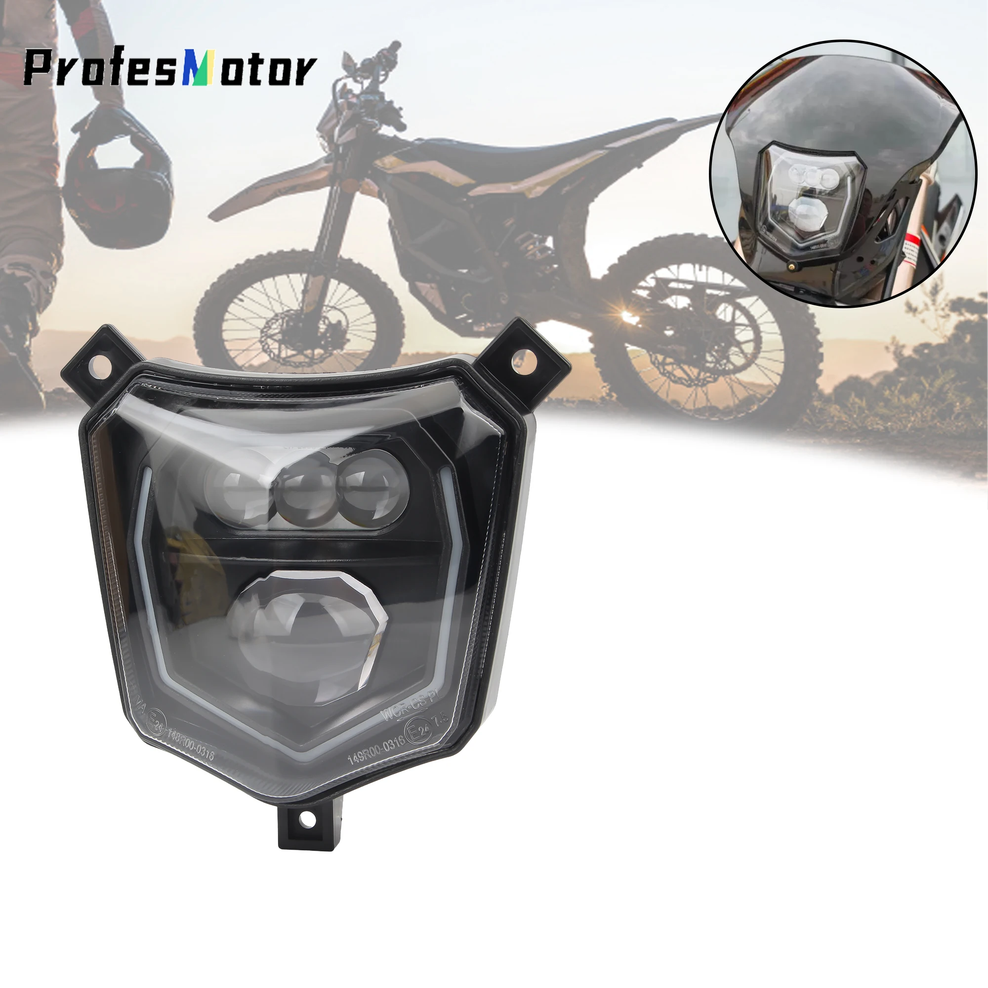 For Honda CRF Motocross LED Hi/Lo Beam Headlight Wick Supermoto 125 250 450L 450RL CR XR Dirt Pit Bike Headlamp Accessories
For Honda CRF Motocross LED Hi/Lo Beam Headlight Wick Supermoto 125 250 450L 450RL CR XR Dirt Pit Bike Headlamp Accessories