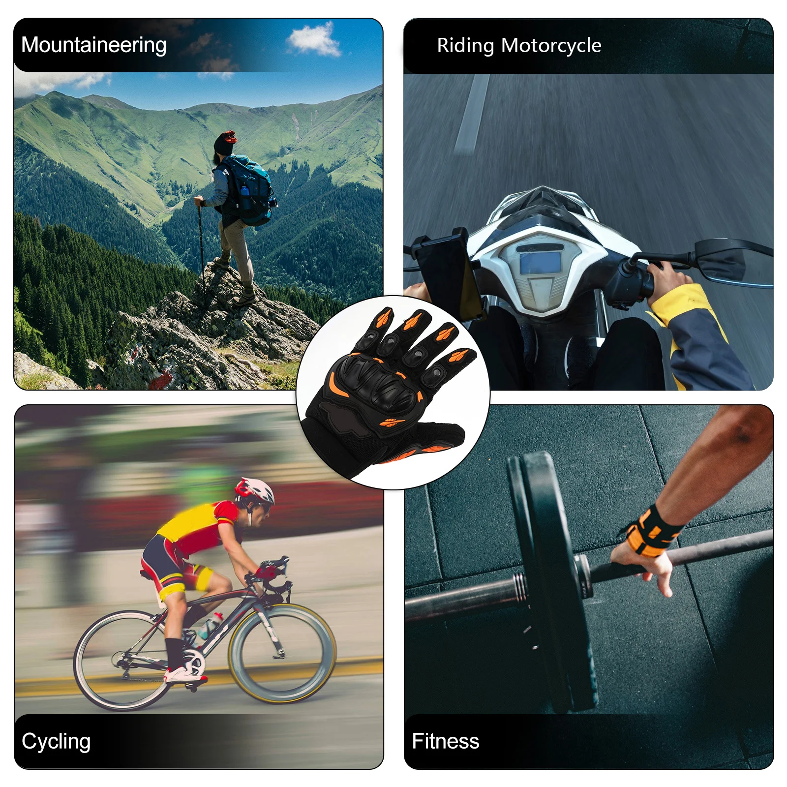 1 Pair Cycling Gloves Full Fingers Windproof Motorcycle Riding Gloves For Adult Outdoor Sports Bike Fitness Protection Orange
1 Pair Cycling Gloves Full Fingers Windproof Motorcycle Riding Gloves For Adult Outdoor Sports Bike Fitness Protection Orange