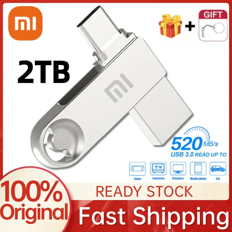 wa pamięć flash Xiaomi TYPE-C USB 128 ГБ, 2 ТБ, USB3.0, USB-накопитель 3,0, 1 ТБ, водонепроницаемый флэш-накопитель для Iphone 15 Pro Max
wa pamięć flash Xiaomi TYPE-C USB 128 ГБ, 2 ТБ, USB3.0, USB-накопитель 3,0, 1 ТБ, водонепроницаемый флэш-накопитель для Iphone 15 Pro Max