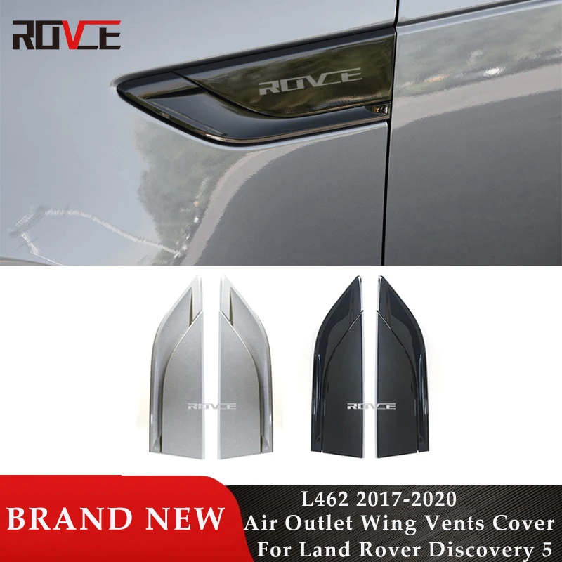 ROVCE Car Fender Side Vents Cover Air Outlet Wing Trim Stickers For Land Rover Discovery 5 L462 2017-2020 ABS Car Accessories
ROVCE Car Fender Side Vents Cover Air Outlet Wing Trim Stickers For Land Rover Discovery 5 L462 2017-2020 ABS Car Accessories