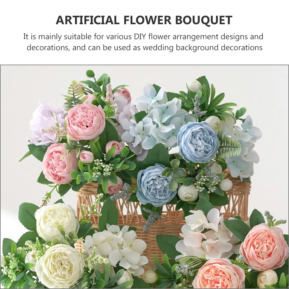 1pc Artificial Peony Bouquet Silk Flower Bride Bridesmaids Fake Rose Wedding Decorative DIY Plant Lifelike Design Year Round
1pc Artificial Peony Bouquet Silk Flower Bride Bridesmaids Fake Rose Wedding Decorative DIY Plant Lifelike Design Year Round