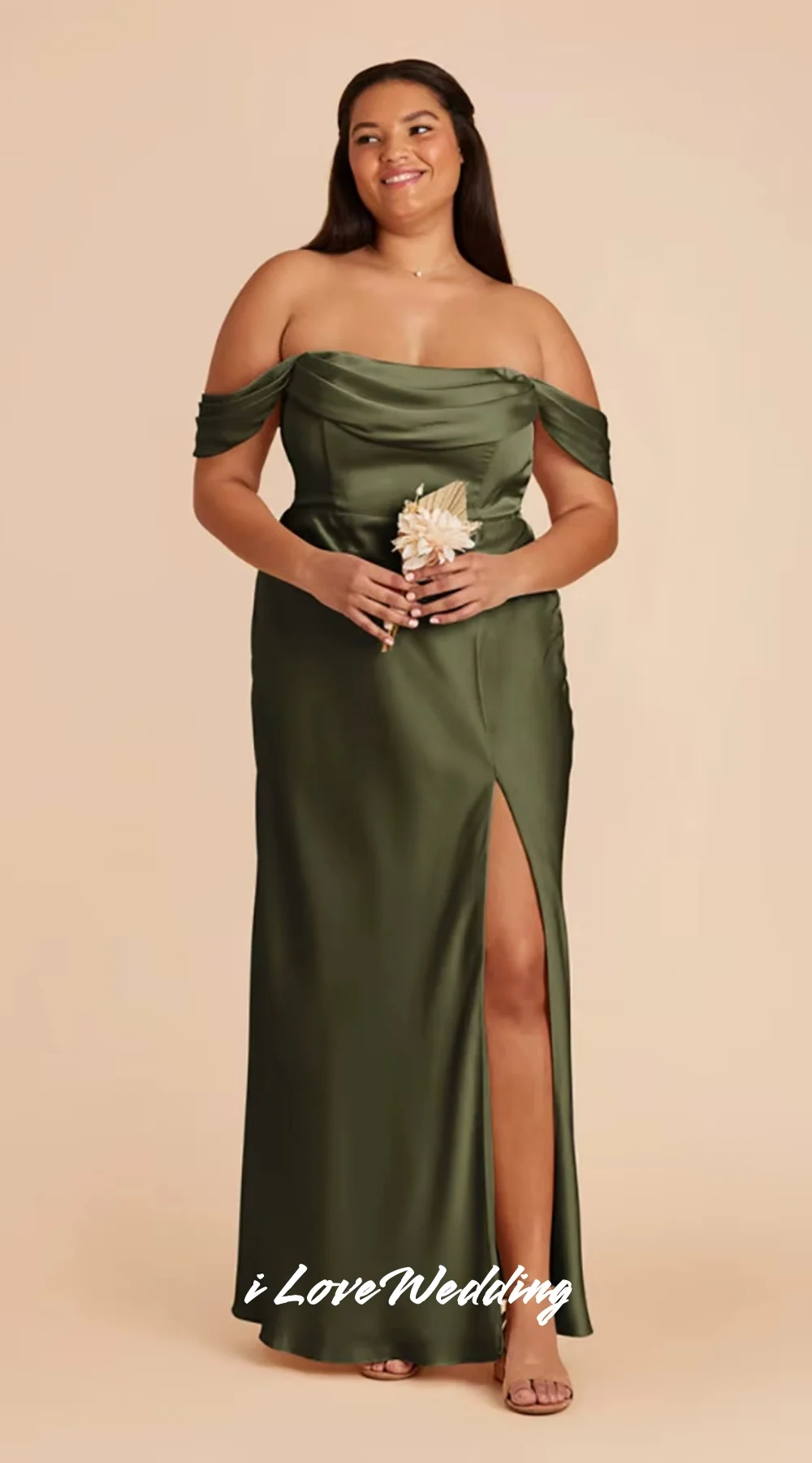 2025 Dark Green Bridesmaid Dress Boat Neck High Split Satin Backless Party Dress Off The Shoulder Boat Neck Wedding Customized
2025 Dark Green Bridesmaid Dress Boat Neck High Split Satin Backless Party Dress Off The Shoulder Boat Neck Wedding Customized