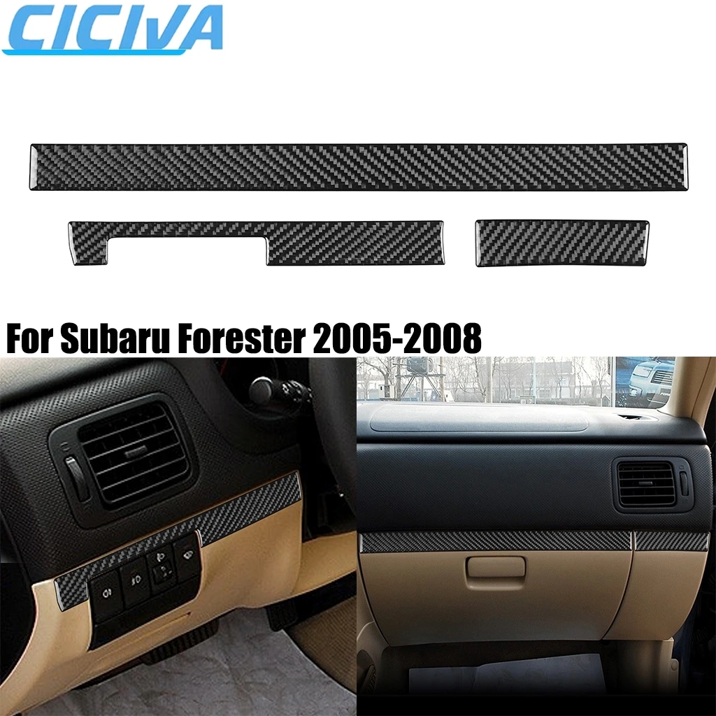 For Subaru Forester 2005-2008 Carbon Fiber Dashboard Center Console Strip Set Car Accessories Interior Cover Stickers Auto Trim
For Subaru Forester 2005-2008 Carbon Fiber Dashboard Center Console Strip Set Car Accessories Interior Cover Stickers Auto Trim